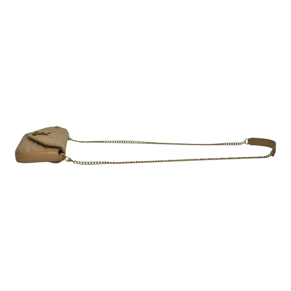Louis Vuitton New Wave Pochette Shoulder Bag Beige Cream
